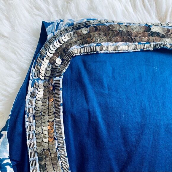 LOFT embellished neckline DRESS - Picture 5 of 6